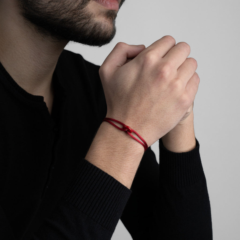 Coral Soho Cord Bracelet