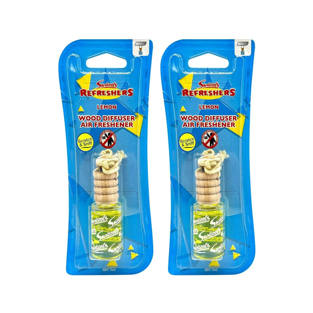 Swizzels Lemon Refreshers Wood Diffuser Car Air Freshener