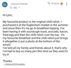 Original Chilli Relish - Chilli Jam