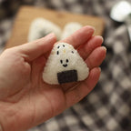 Daily White | Onigiri Woollen Brooch