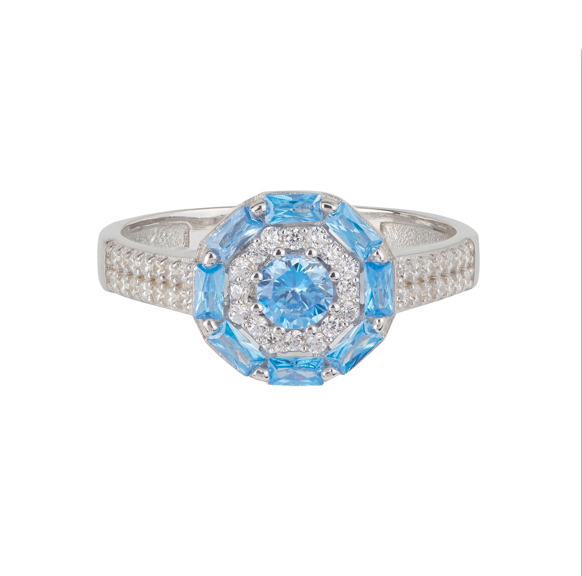 Something Blue Ring: Silver