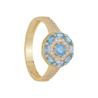 Something Blue Ring: Gold