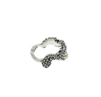 Sea Slug Ring – Handmade Sterling Silver 925 with Freshwater Pearl