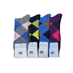 Ripley Argyle Merino Socks - 4 Pair Bundle 2 (£14 per pair)