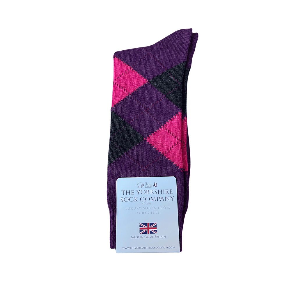 Ripley Argyle Merino Socks - 4 Pair Bundle 1 (£14 per pair)