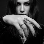 Rosa Gothic Ring – Handcrafted Sterling Silver Sculpture