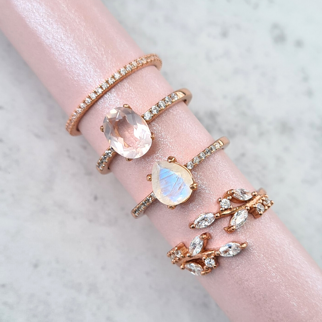 Thin Full Eternity Ring (1.2 mm) in Rose Gold