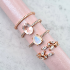 Thin Full Eternity Ring (1.2 mm) in Rose Gold