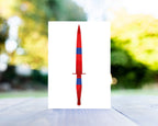 Royal Engineers Commando Dagger Greeting Card