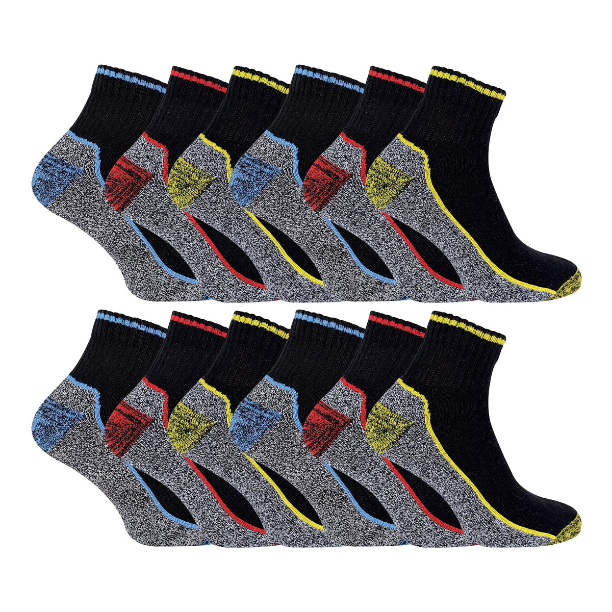 Mens Ankle Soft Breathable Bamboo Work Socks for Summer (Multipack Options)