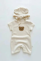 Cool Summer Bear & Bonnet Hat Set