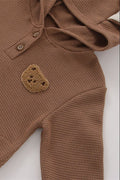 The Pointy Bear Knitted Hooded Playsuit