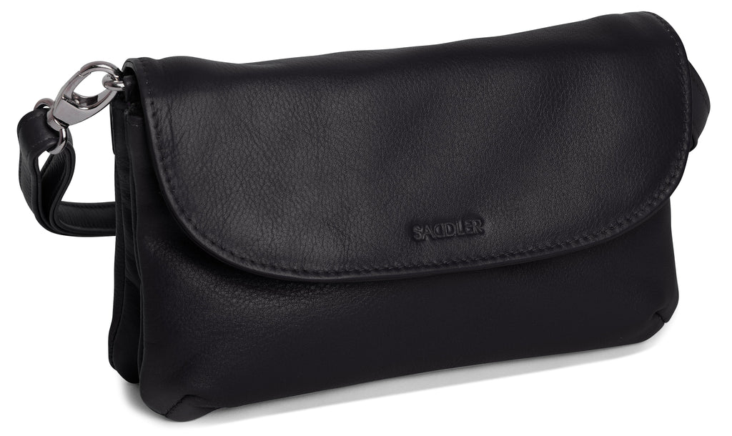 SADDLER Audrey Compact Leather Crossbody Bag & Clutch – Versatile & Stylish - Gift Boxed