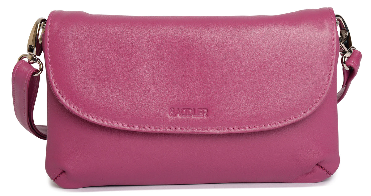 SADDLER Audrey Compact Leather Crossbody Bag & Clutch – Versatile & Stylish - Gift Boxed