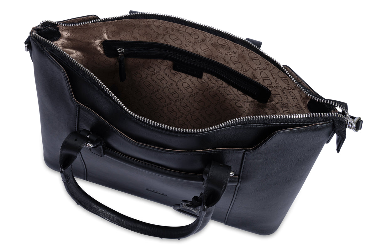 Elizabeth Leather Workbag  - Handmade by Saddler - Practical, Spacious & Elegant Design