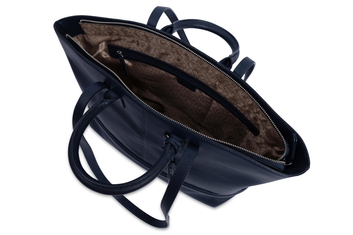 Victoria Oversize East West Tote Bag for Women - handmade by Saddler