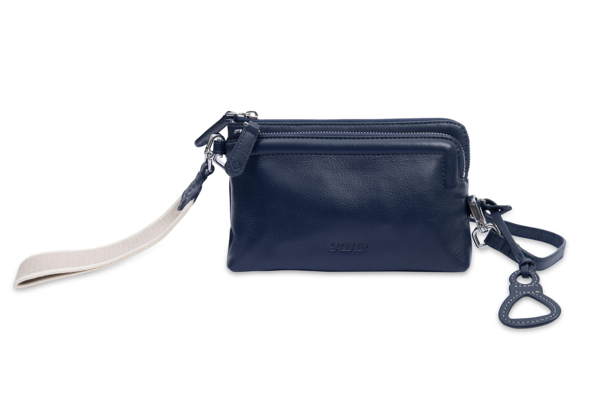 Heather Leather Clutch & Crossbody Bag - Handmade by Saddler  – Versatile & Compact