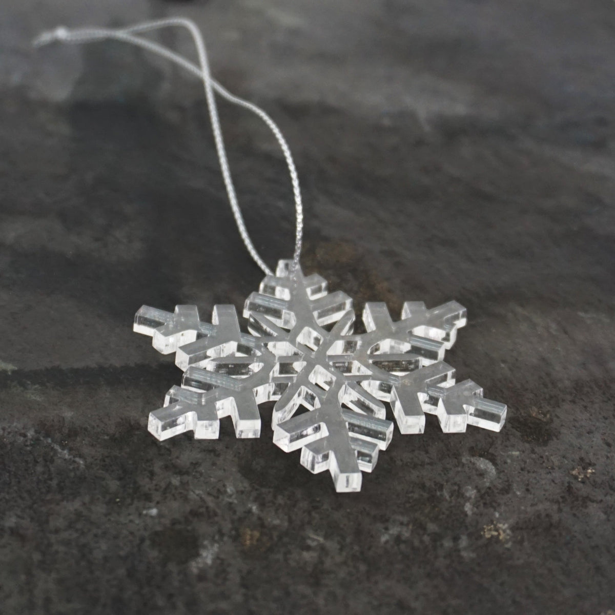 Outdoor Christmas Tree Decoration Snowflake Cheerful Festive Sparkling