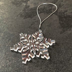 Outdoor Christmas Tree Decoration Snowflake Cheerful Festive Sparkling