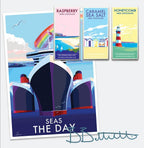 Seas The Day Poster of Torbay Cruise Ships | BeckyBettesworth by BeckyBettesworth (seas-the-day)