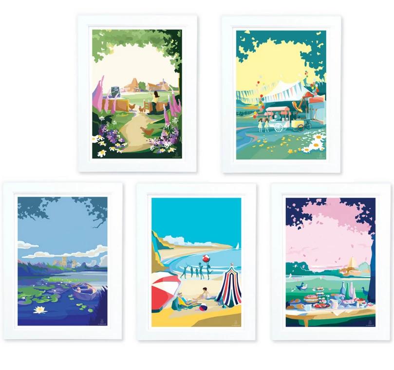 When the Green Woods Laugh A4 Print | BeckyBettesworth by BeckyBettesworth (when-the-green-woods-laugh)