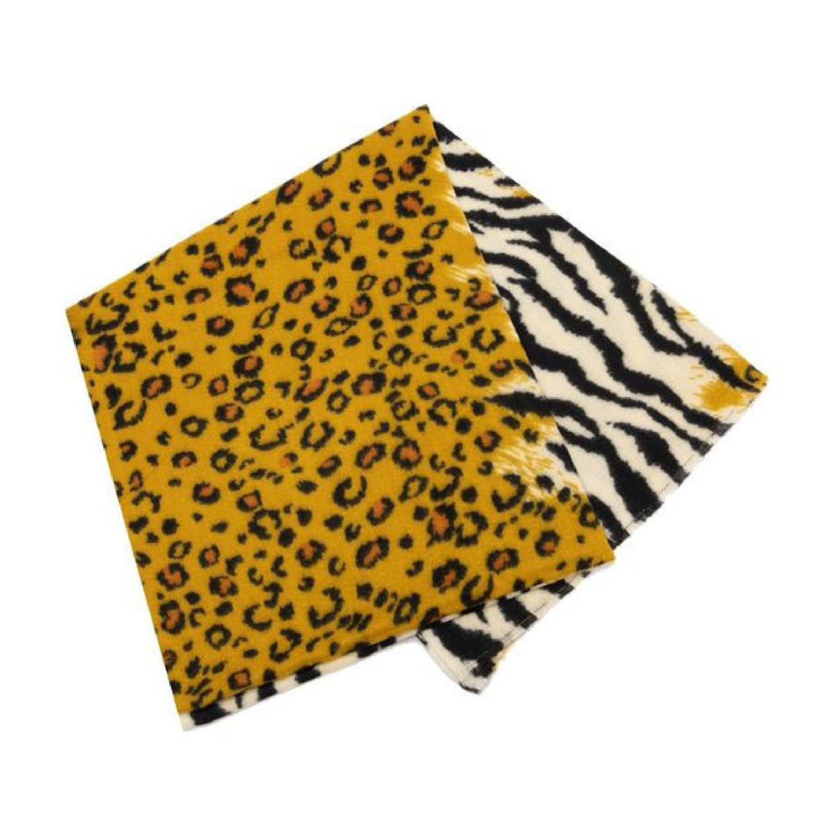 Ladies Zebra & Leopard Print Scarf for Winter