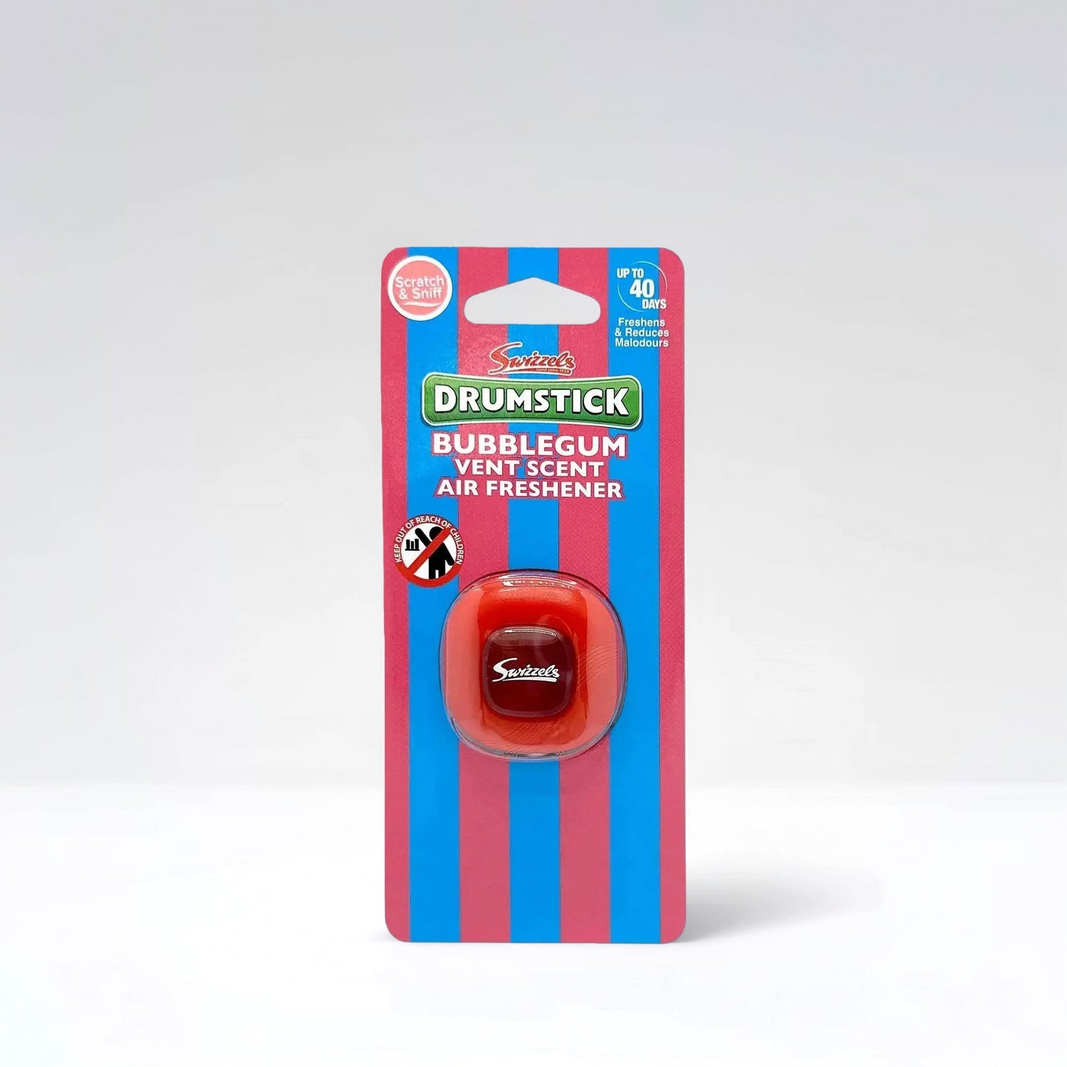 Swizzels Bubblegum Drumstick Single Vent Clip Car Air Freshener