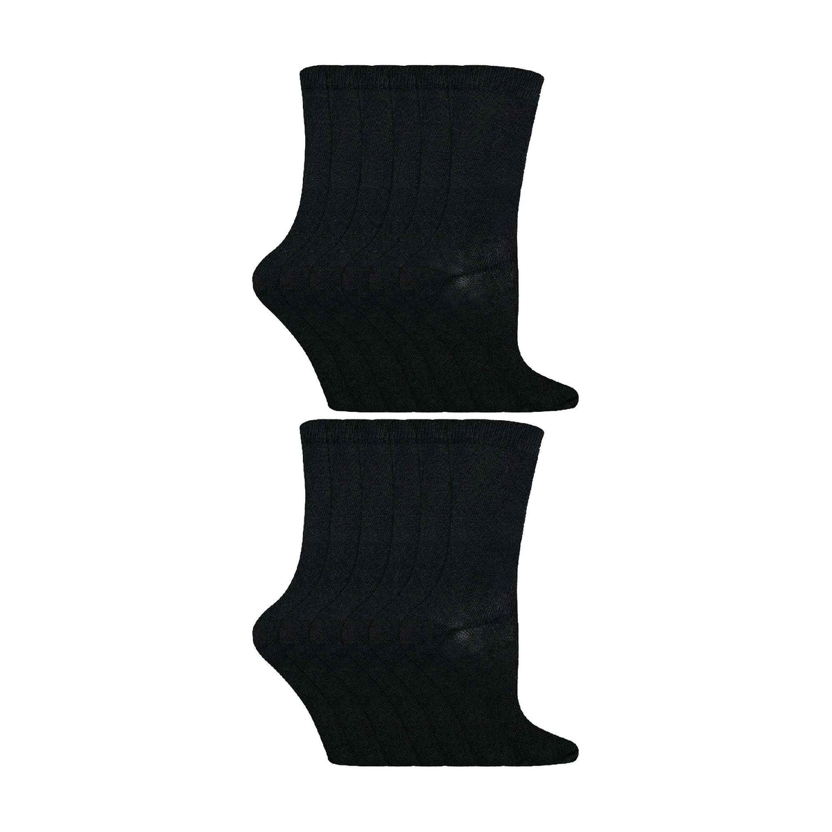 12 Pair Kids Soft Cotton Colourful Casual Plain Dress Socks