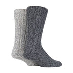 2 Pack Unisex Thick Heavy Winter Warm Wool Hiking Boot Socks