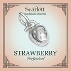 Strawberry Silver Charm