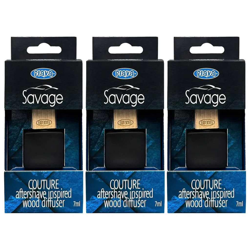 Flava Couture Wood Car Air Freshener - Savage