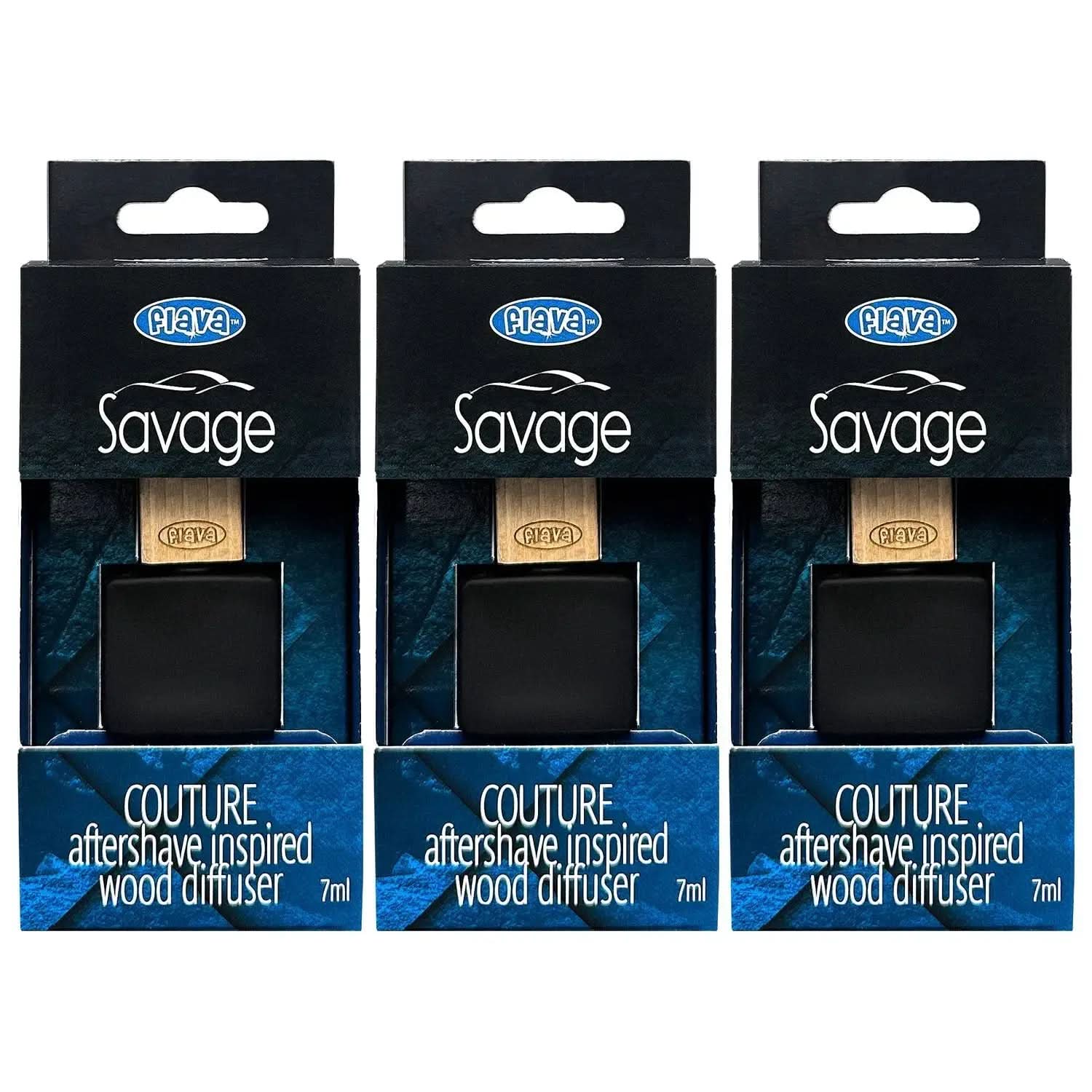Flava Couture Wood Car Air Freshener - Savage