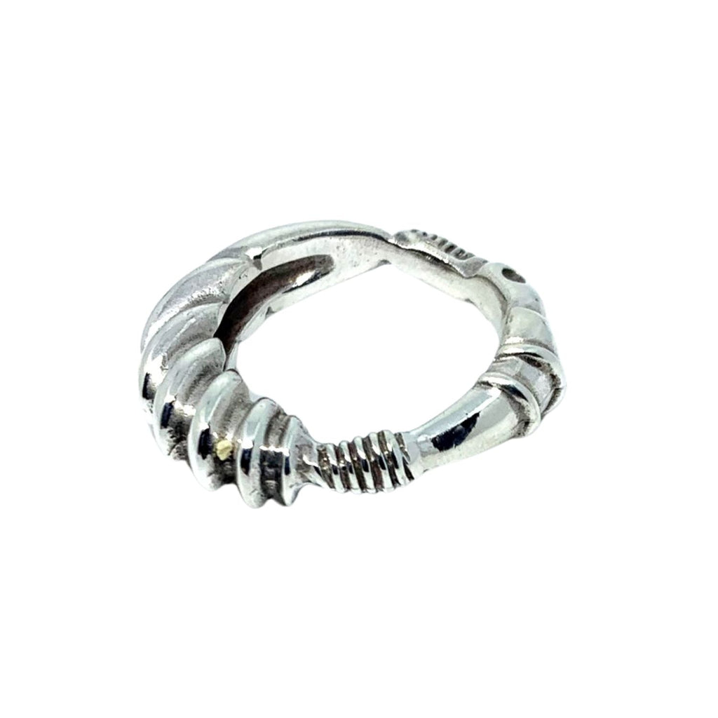 Scorpion Ring – Sterling Silver 925 Sculptural Statement Piece – H.R. Giger Inspired