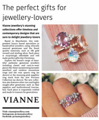 Aurelia Pink Sapphire Ring in Sterling Silver