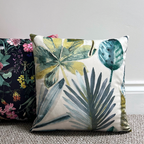 Rainforest velvet throw cushion, Scatter cushions