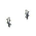 Sea Slug Stud Earrings – Handmade Sterling Silver 925 with 18ct Yellow Gold