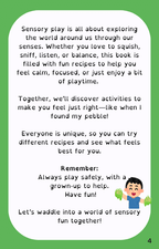 Comfy's Digital Sensory Play Recipe Book