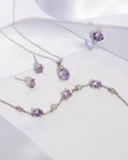 Mini Set 1 - Amethyst Jewellery Set in Sterling Silver