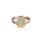 Celestial Sun & Moon Ring Set