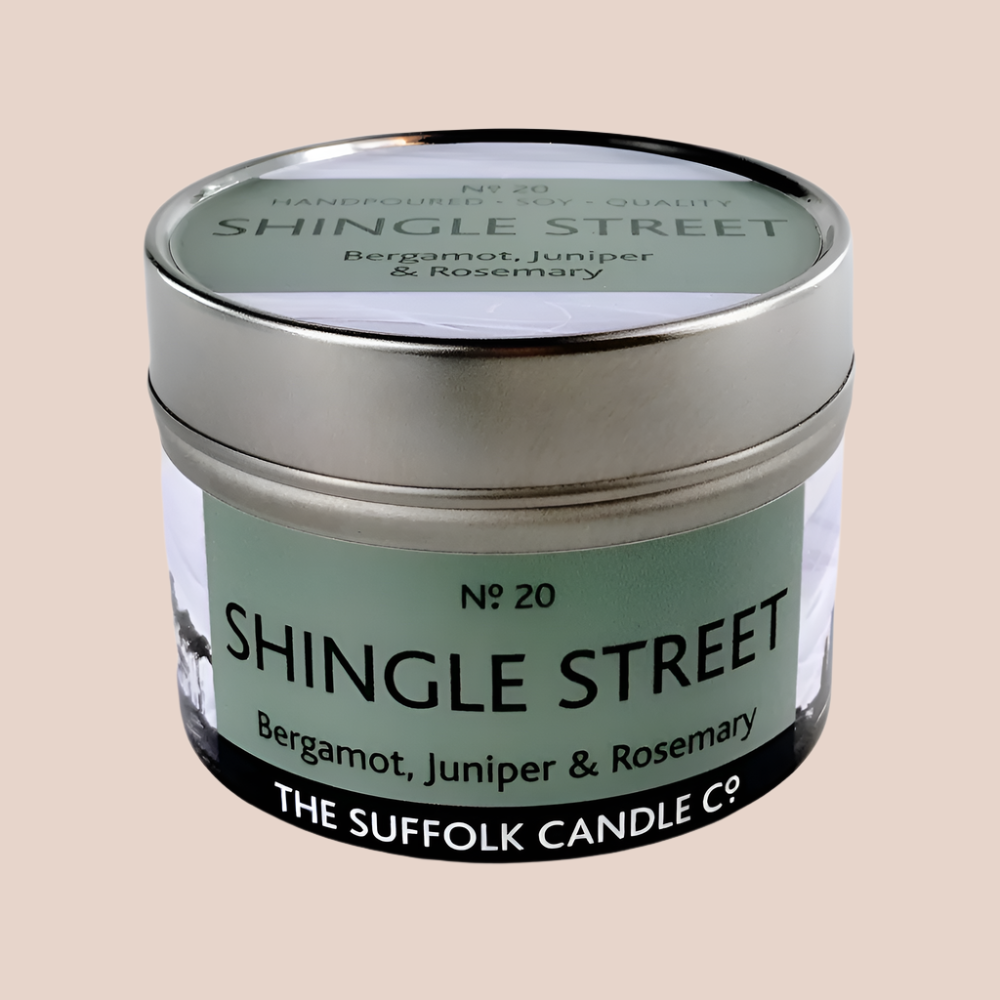 SHINGLE STREET - Bergamot, Juniper and Rosemary - handmade soy candle - 100g