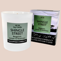 SHINGLE STREET - Bergamot, Juniper and Rosemary - handmade soy candle - 200g - white glass