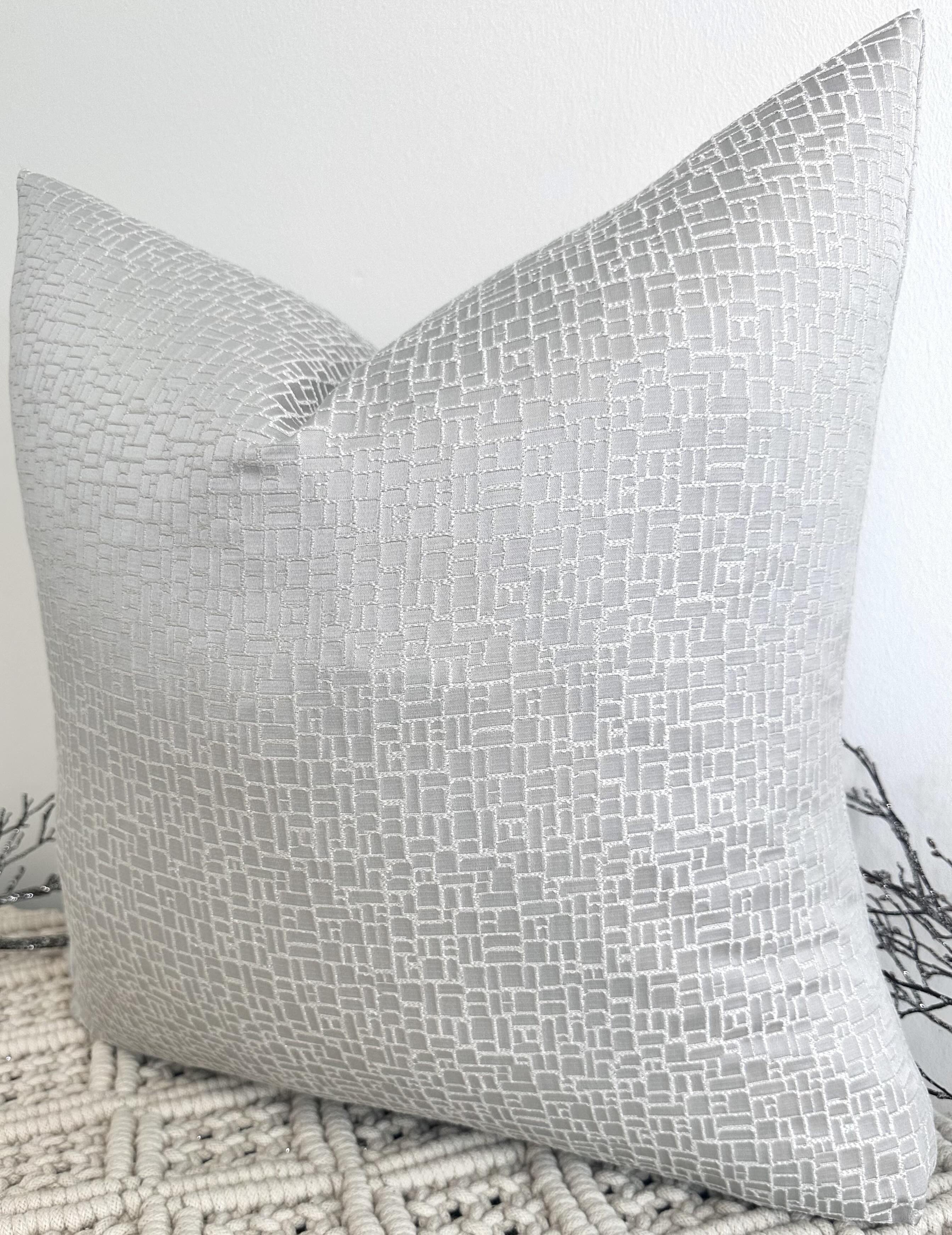 The Couture Cushion - The Silver Zegna - Style No. 132