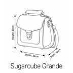 Executive Handmade Leather Sugarcube Grande - British Racing Green