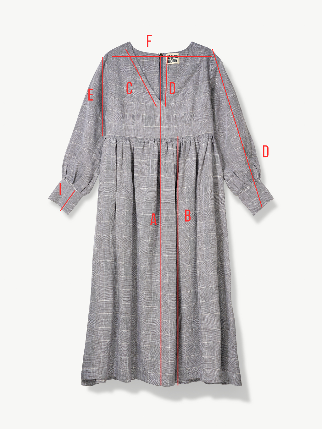 Oversized Maxi Dress with pockets Organic Linen - Michelle | No More Nobody