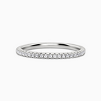 Thin Full Eternity Ring (1.2 mm) in Sterling Silver