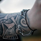 Small Odin's Raven (Huginn & Muninn) Bracelet