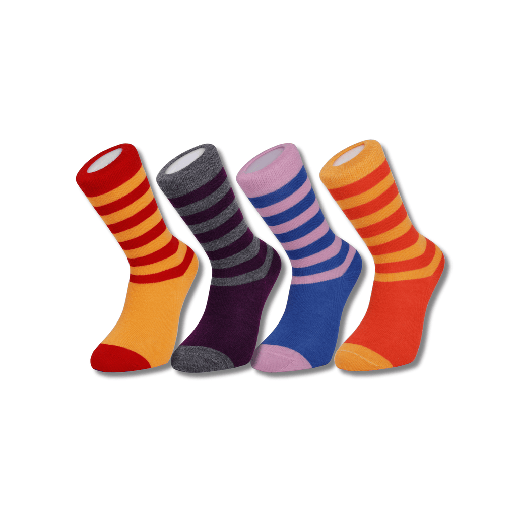 Socks For Jeans - Bright Everyday Merino Socks - 4 Pair Bundle 1 (£14 per pair)