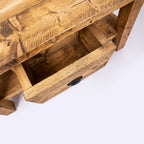Keswick Coffee Table - Solid wooden coffee table with drawers