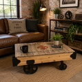 Sonala Rustic Railway Coffee Table