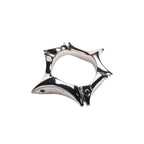 Star Ring – Sterling Silver 925 with Cubic Zirconia, Ruby, Garnet, Sapphire or Amethyst
